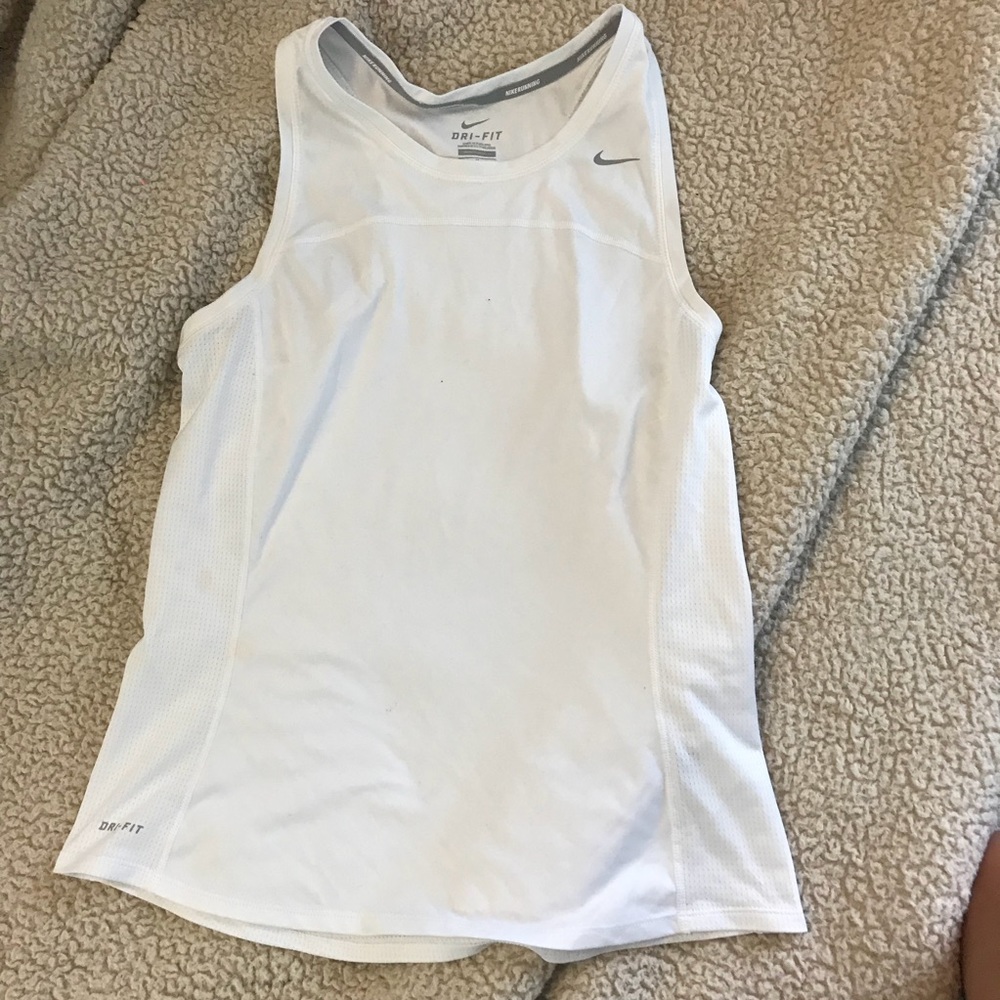 Nike white tank top